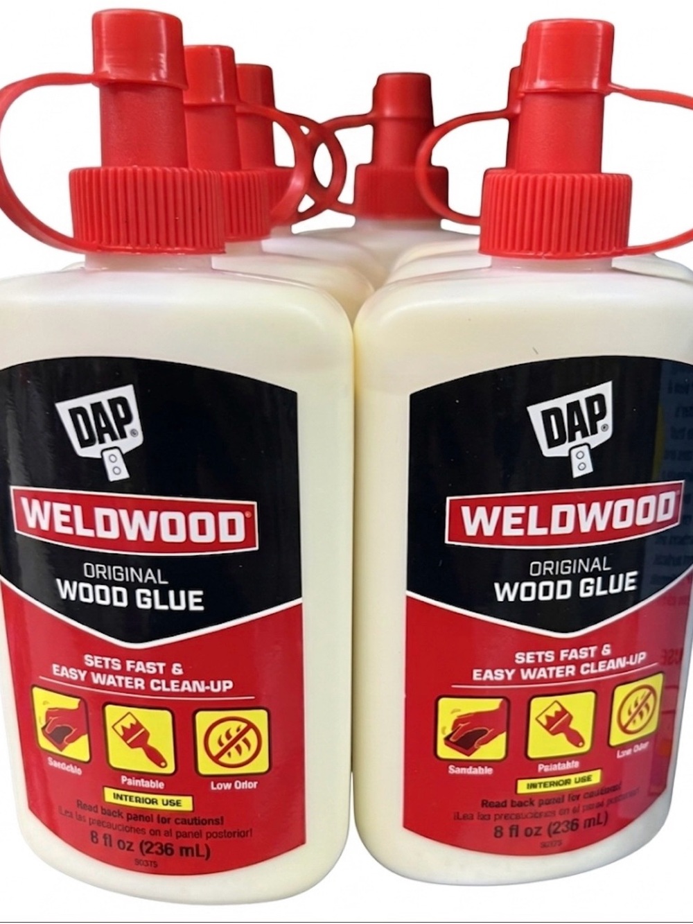Two DAP Weldwood Original Wood Glue (8 fl oz) each